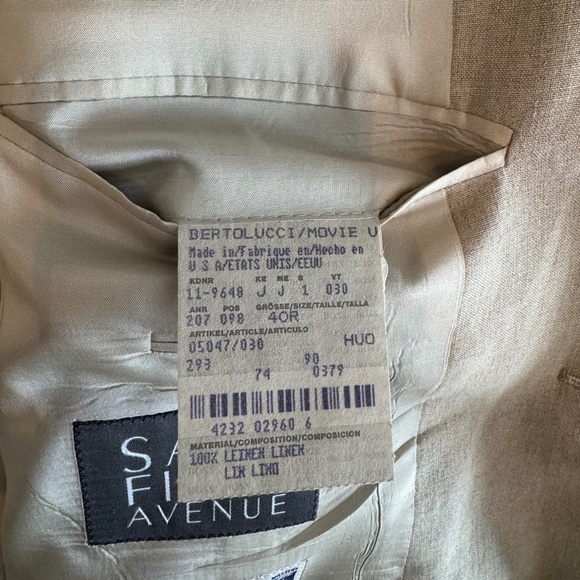 Hugo Boss Linen Blazer - Picture 9 of 9